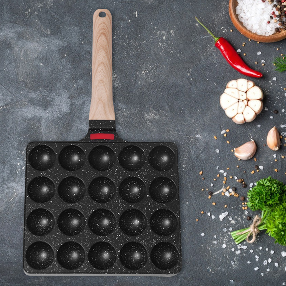 Takoyaki Grill Plate - Panela Antiaderente para Takoyaki com 20