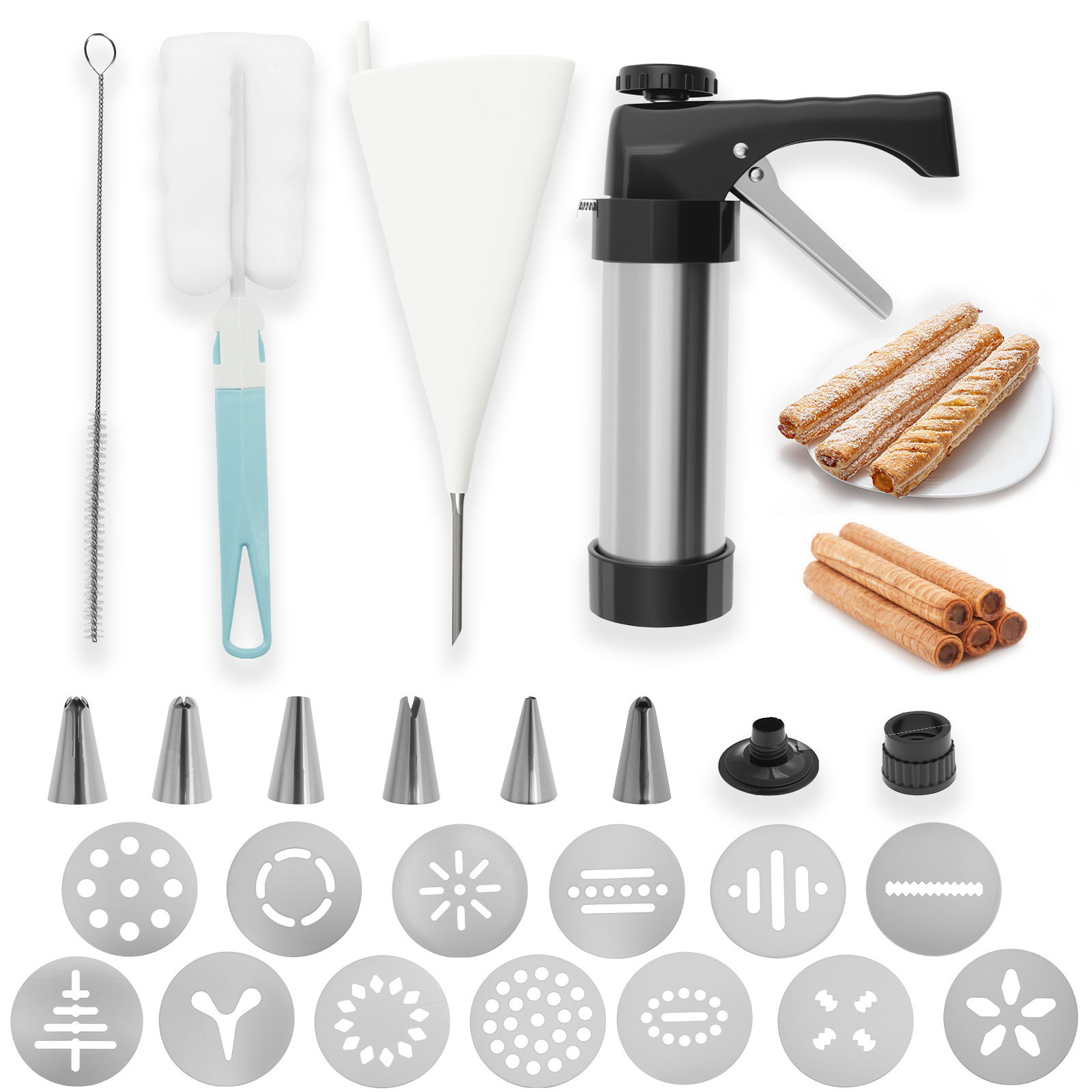 Máquina de fazer churros, pist - Churros Maker Gun avaliação e preço