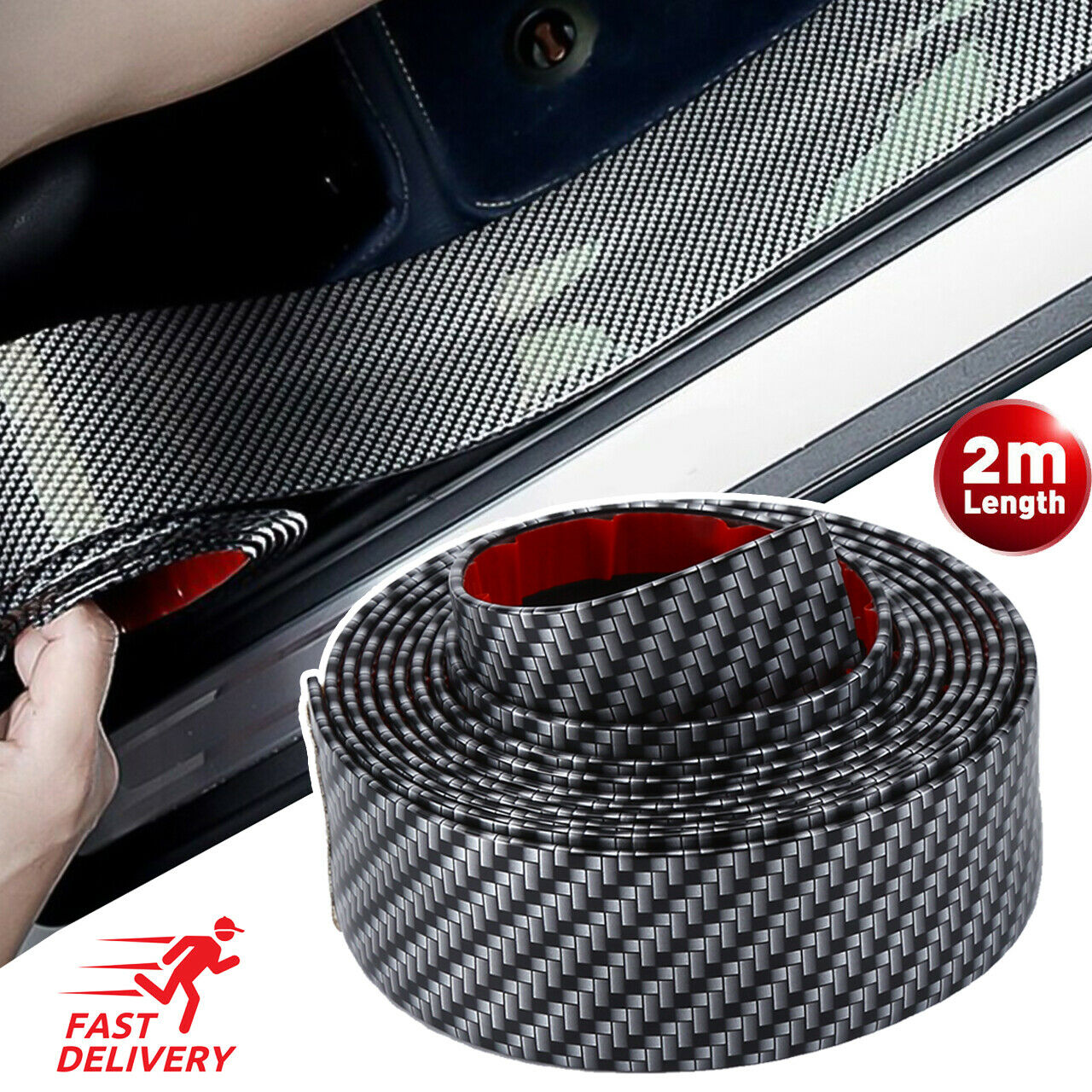 2m adesivos de carro anti risc - Crepe Pan Carbon avaliação e preço