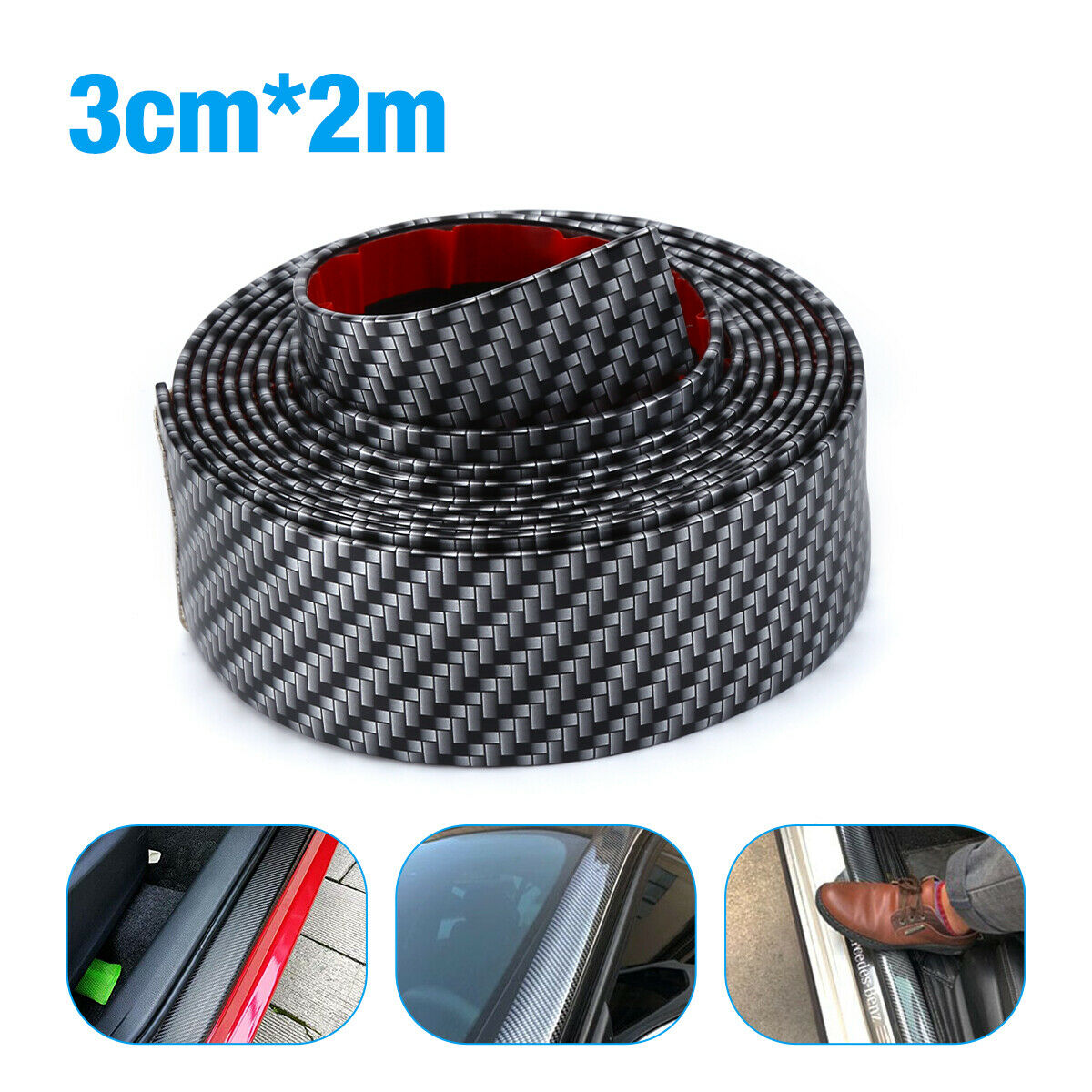 2m adesivos de carro anti risc - Crepe Pan Carbon avaliação e preço