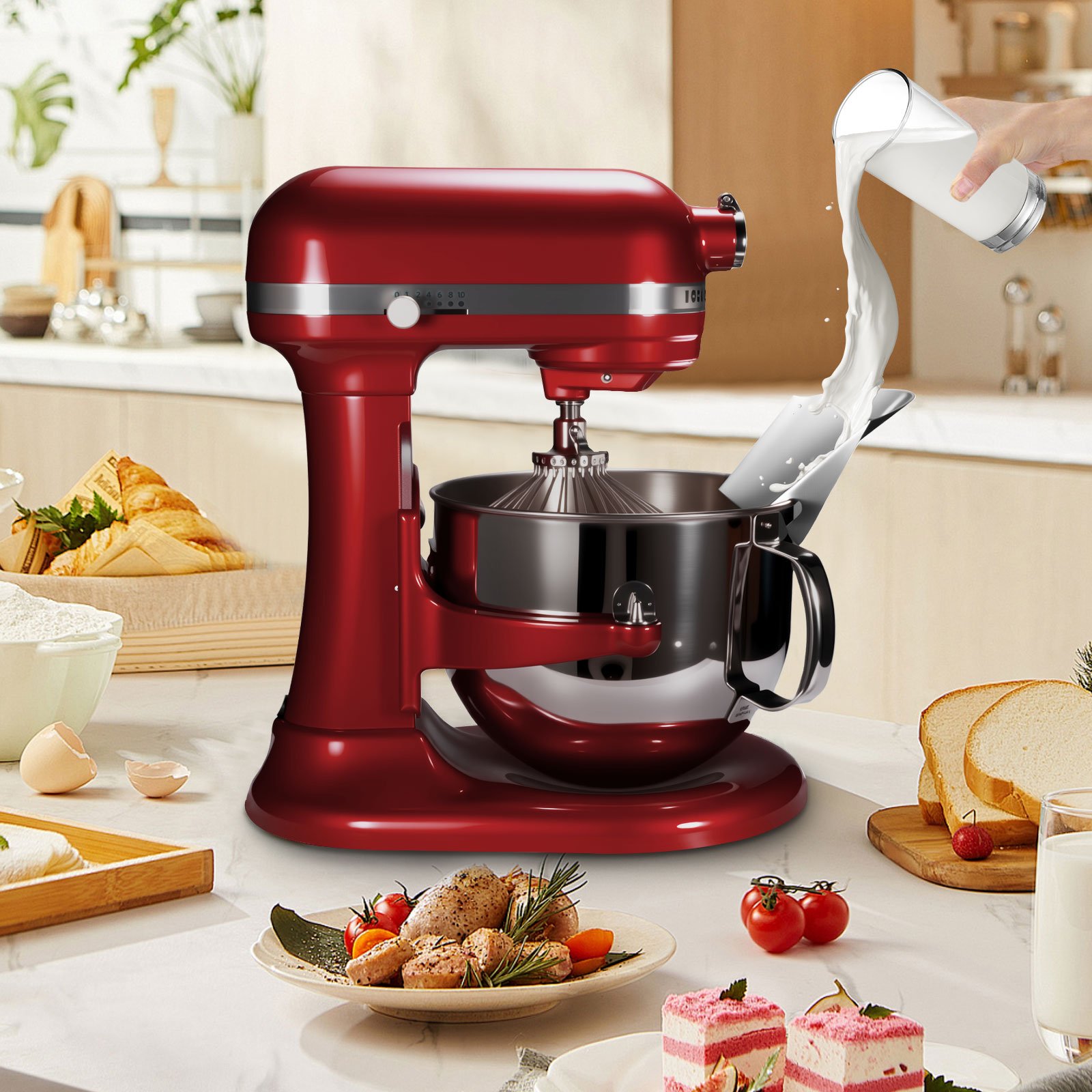 1pc protetor de tombamento de  - Kitchenaid Mixer Hand Mixer avaliação e preço
